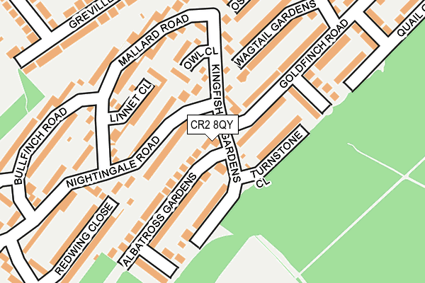 CR2 8QY map - OS OpenMap – Local (Ordnance Survey)