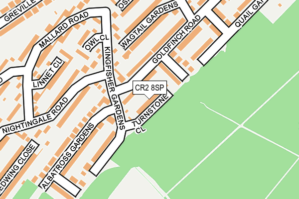 CR2 8SP map - OS OpenMap – Local (Ordnance Survey)