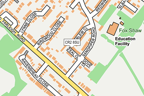 CR2 8SU map - OS OpenMap – Local (Ordnance Survey)