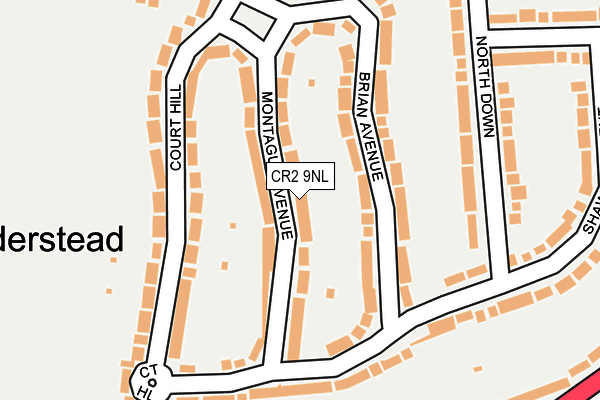 CR2 9NL map - OS OpenMap – Local (Ordnance Survey)