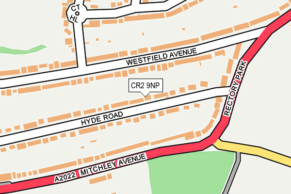 CR2 9NP map - OS OpenMap – Local (Ordnance Survey)