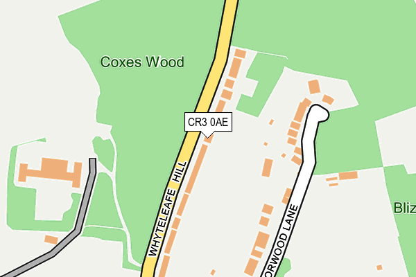 CR3 0AE map - OS OpenMap – Local (Ordnance Survey)