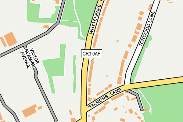 CR3 0AF map - OS OpenMap – Local (Ordnance Survey)