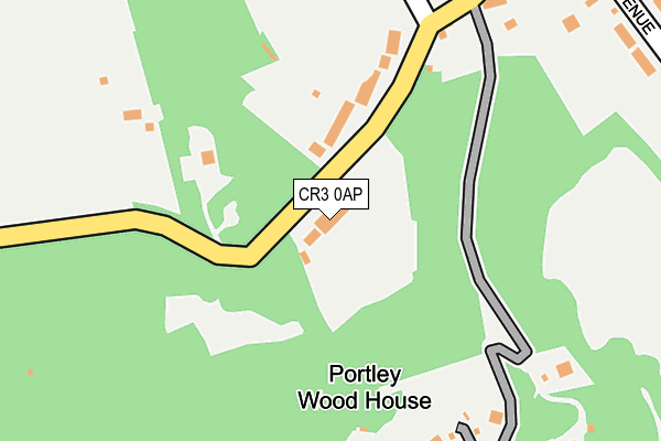 CR3 0AP map - OS OpenMap – Local (Ordnance Survey)