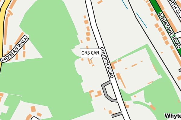 CR3 0AR map - OS OpenMap – Local (Ordnance Survey)