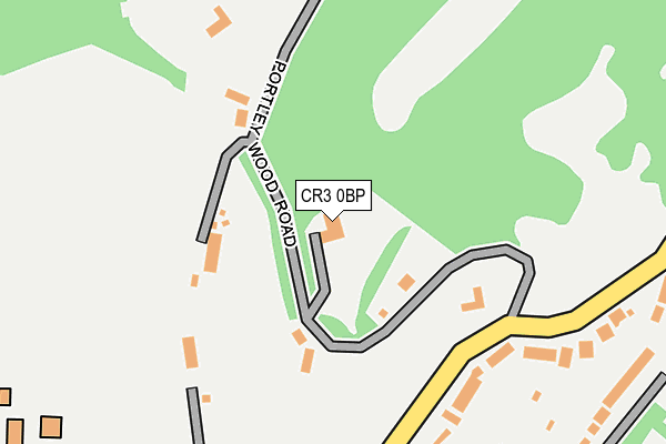 CR3 0BP map - OS OpenMap – Local (Ordnance Survey)