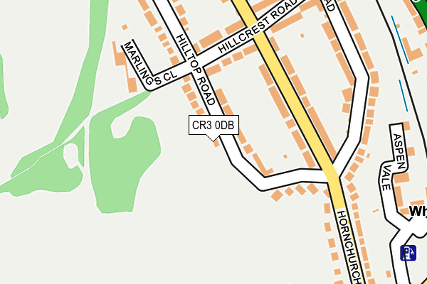 CR3 0DB map - OS OpenMap – Local (Ordnance Survey)