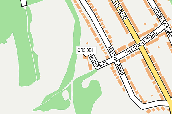 CR3 0DH map - OS OpenMap – Local (Ordnance Survey)