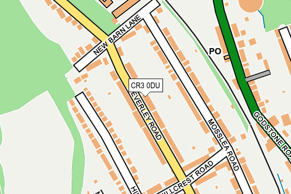 CR3 0DU map - OS OpenMap – Local (Ordnance Survey)