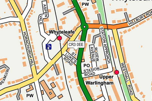 CR3 0EE map - OS OpenMap – Local (Ordnance Survey)