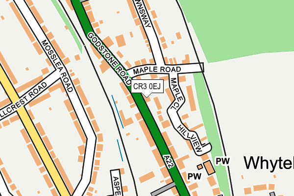 CR3 0EJ map - OS OpenMap – Local (Ordnance Survey)