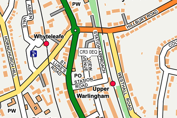 CR3 0EQ map - OS OpenMap – Local (Ordnance Survey)