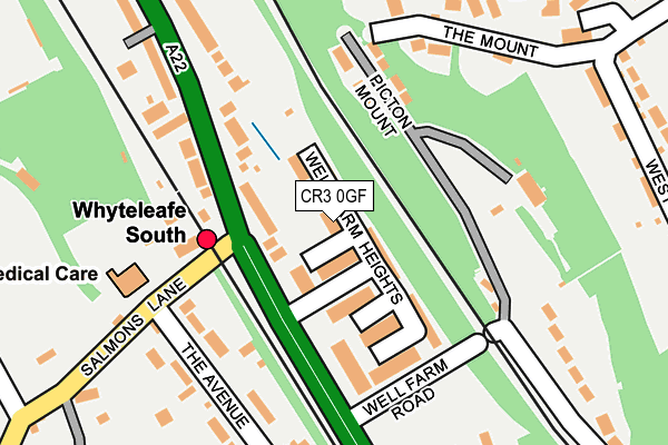 Map of PEARSON HUNTER LTD at local scale