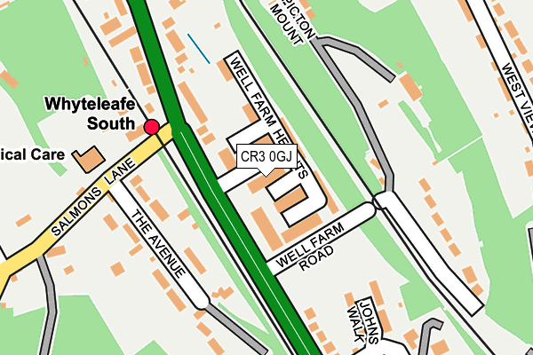 CR3 0GJ map - OS OpenMap – Local (Ordnance Survey)