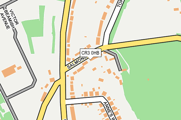 CR3 0HB map - OS OpenMap – Local (Ordnance Survey)