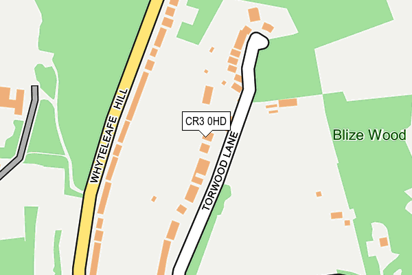 Map of TORWOOD LANE MANAGEMENT LIMITED at local scale