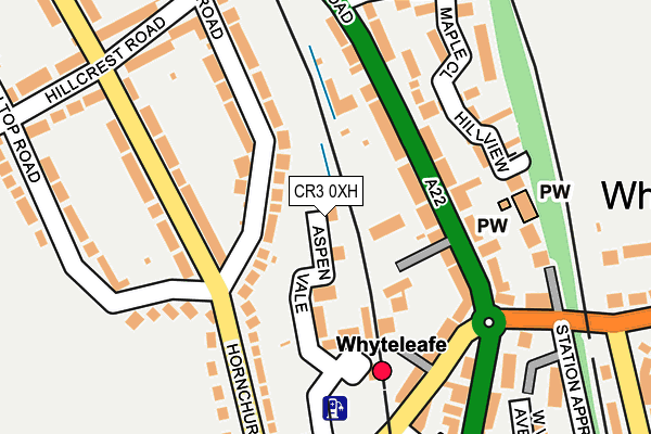 CR3 0XH map - OS OpenMap – Local (Ordnance Survey)