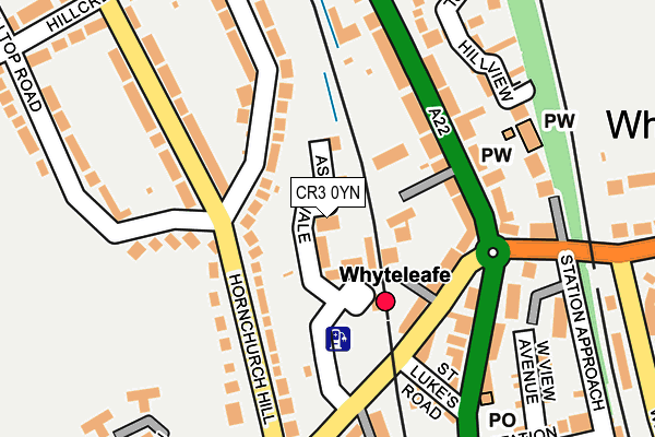 CR3 0YN map - OS OpenMap – Local (Ordnance Survey)