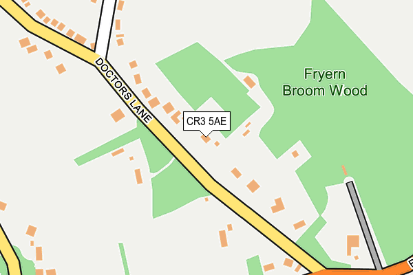 CR3 5AE map - OS OpenMap – Local (Ordnance Survey)