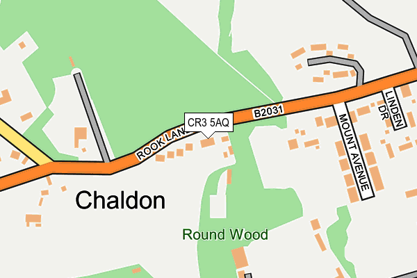 CR3 5AQ map - OS OpenMap – Local (Ordnance Survey)