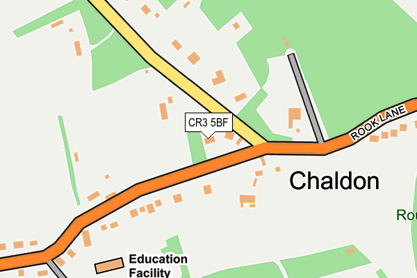 CR3 5BF map - OS OpenMap – Local (Ordnance Survey)