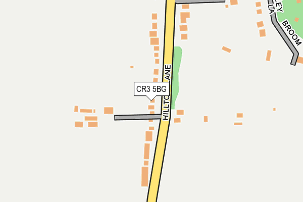 CR3 5BG map - OS OpenMap – Local (Ordnance Survey)