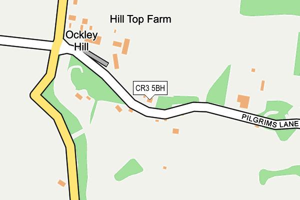 CR3 5BH map - OS OpenMap – Local (Ordnance Survey)