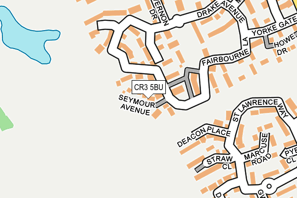 CR3 5BU map - OS OpenMap – Local (Ordnance Survey)