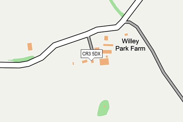 CR3 5DX map - OS OpenMap – Local (Ordnance Survey)