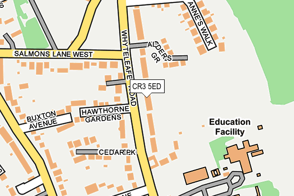 CR3 5ED map - OS OpenMap – Local (Ordnance Survey)