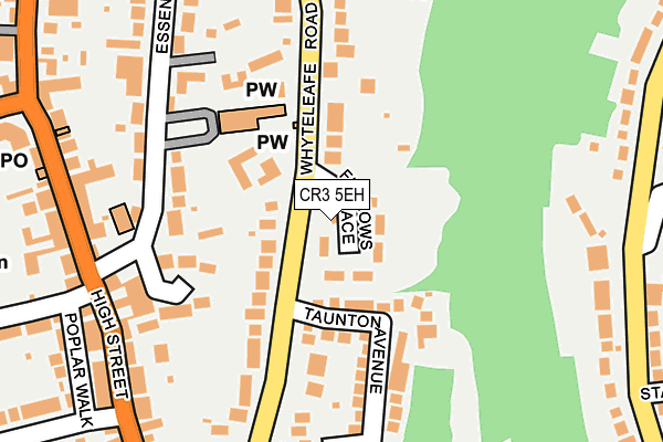 CR3 5EH map - OS OpenMap – Local (Ordnance Survey)