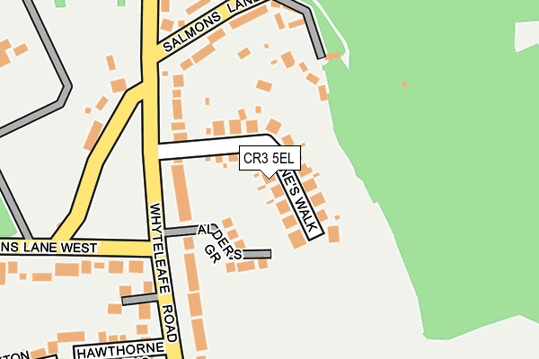 CR3 5EL map - OS OpenMap – Local (Ordnance Survey)