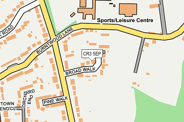 CR3 5EP map - OS OpenMap – Local (Ordnance Survey)