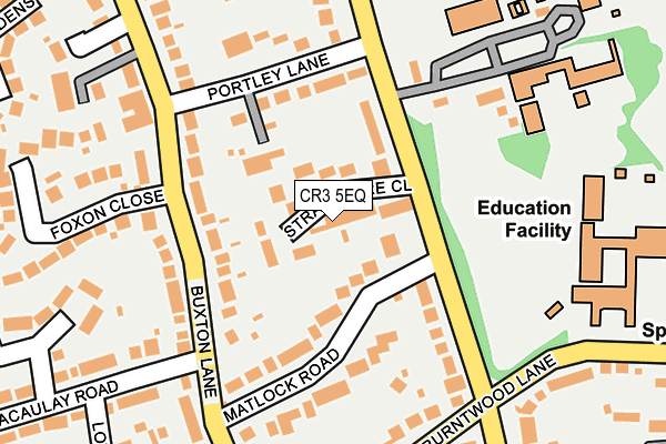 CR3 5EQ map - OS OpenMap – Local (Ordnance Survey)