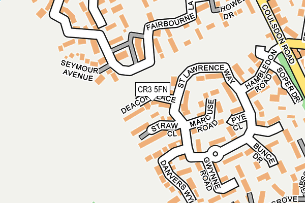 CR3 5FN map - OS OpenMap – Local (Ordnance Survey)