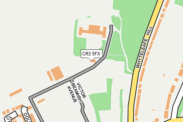 CR3 5FX map - OS OpenMap – Local (Ordnance Survey)