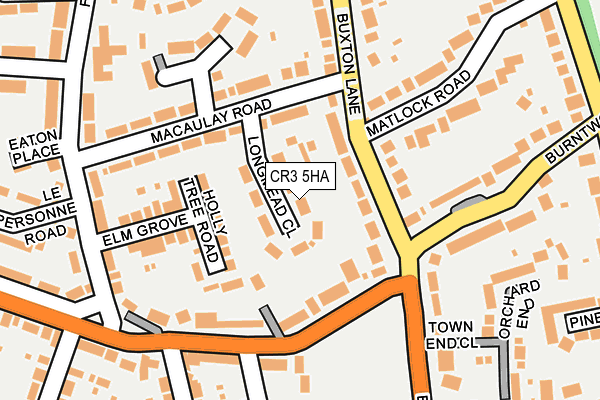 CR3 5HA map - OS OpenMap – Local (Ordnance Survey)