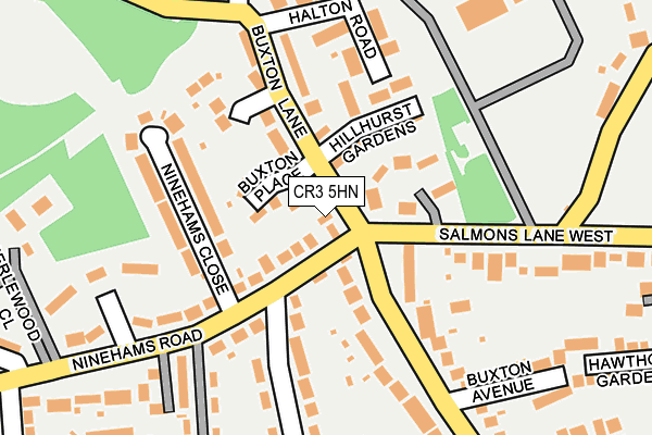 CR3 5HN map - OS OpenMap – Local (Ordnance Survey)