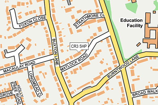 CR3 5HP map - OS OpenMap – Local (Ordnance Survey)