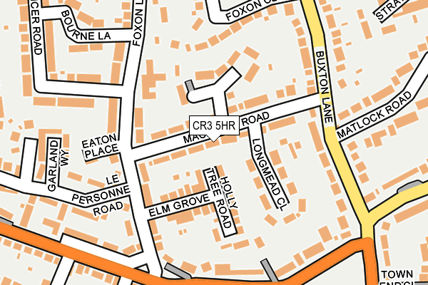 CR3 5HR map - OS OpenMap – Local (Ordnance Survey)