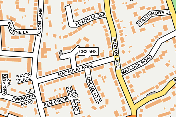 CR3 5HS map - OS OpenMap – Local (Ordnance Survey)