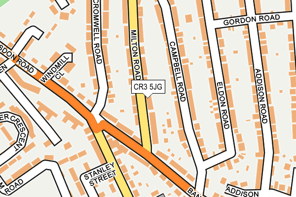 CR3 5JG map - OS OpenMap – Local (Ordnance Survey)