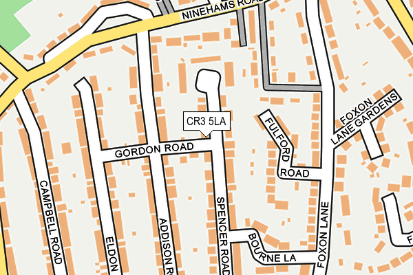 CR3 5LA map - OS OpenMap – Local (Ordnance Survey)