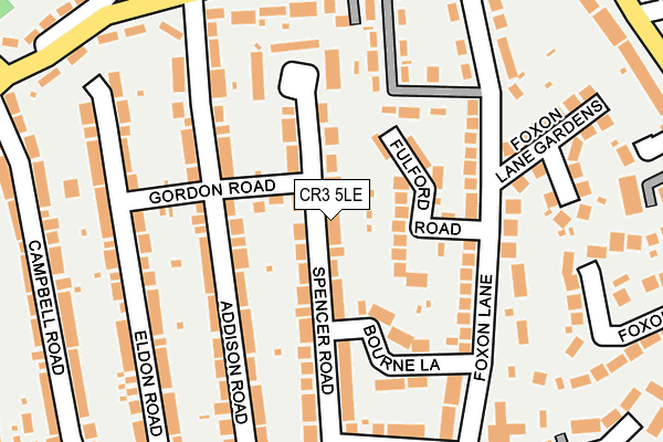 CR3 5LE map - OS OpenMap – Local (Ordnance Survey)