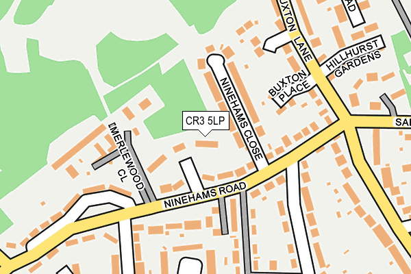 CR3 5LP map - OS OpenMap – Local (Ordnance Survey)