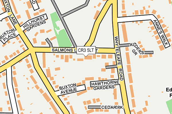 CR3 5LT map - OS OpenMap – Local (Ordnance Survey)