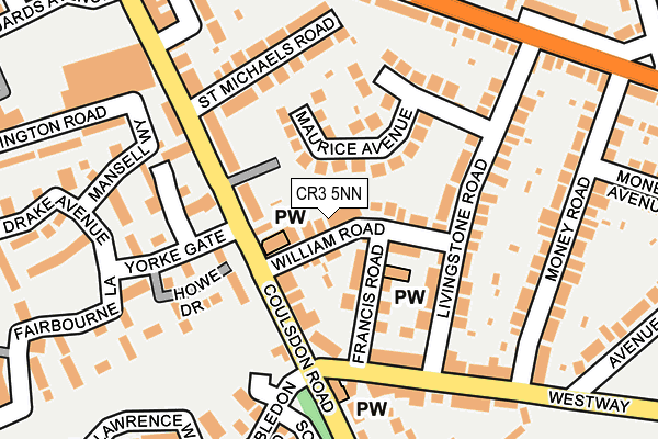 CR3 5NN map - OS OpenMap – Local (Ordnance Survey)