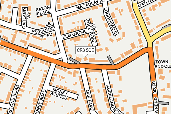CR3 5QE map - OS OpenMap – Local (Ordnance Survey)