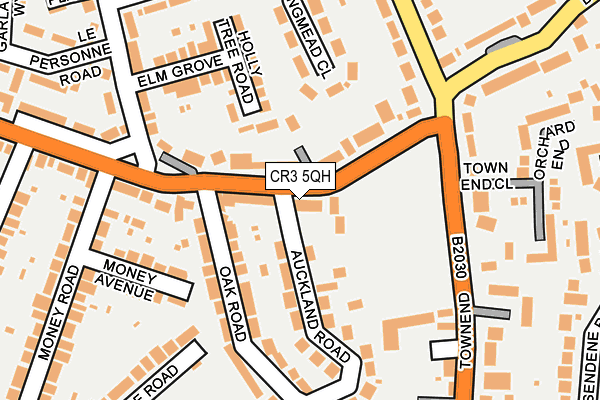 CR3 5QH map - OS OpenMap – Local (Ordnance Survey)