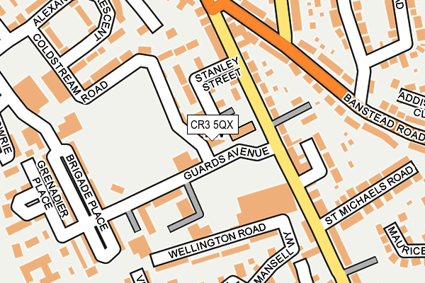 Map of ROXY AND JACK LTD at local scale